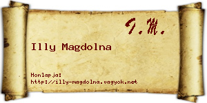 Illy Magdolna névjegykártya